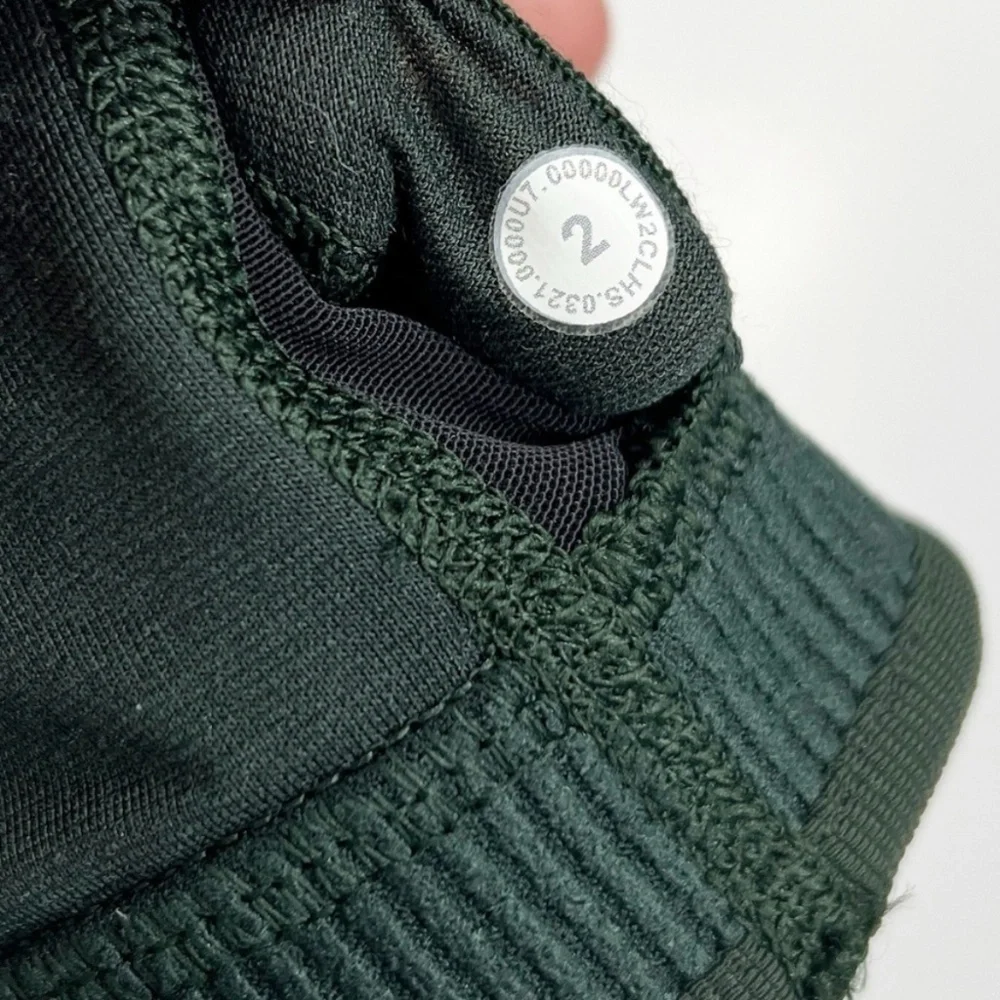 Lululemon Ribbed Train Bra Rainforest Green - Picture 6 of 8